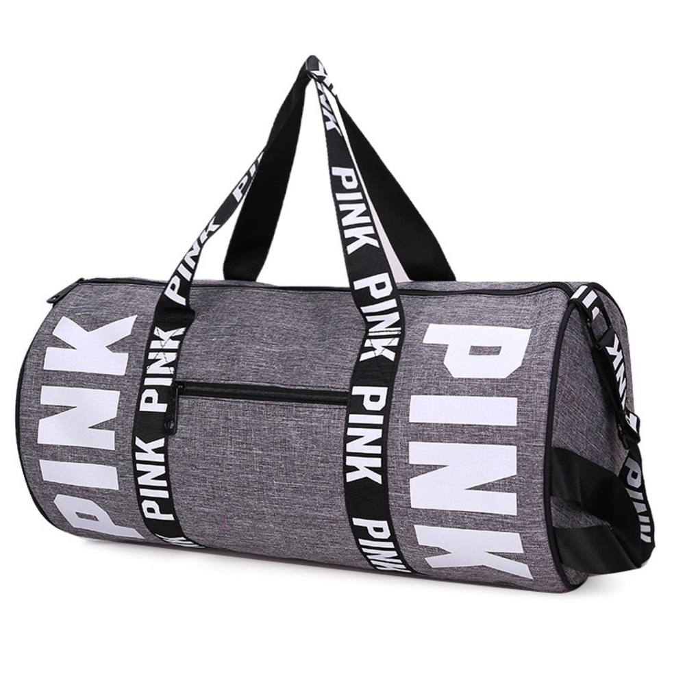 VS Victorias PINK Double Strap Duffle / Gym Bag